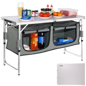 Camping Kitchen Folding Table Quick Set-up