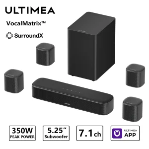 Virtual Surround Soundbar, Home Theater TV Sound Bar