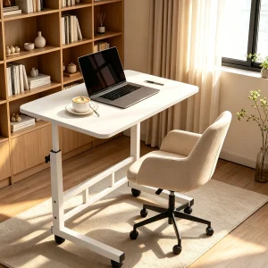 Adjustable Height Standing Desk With Wheels